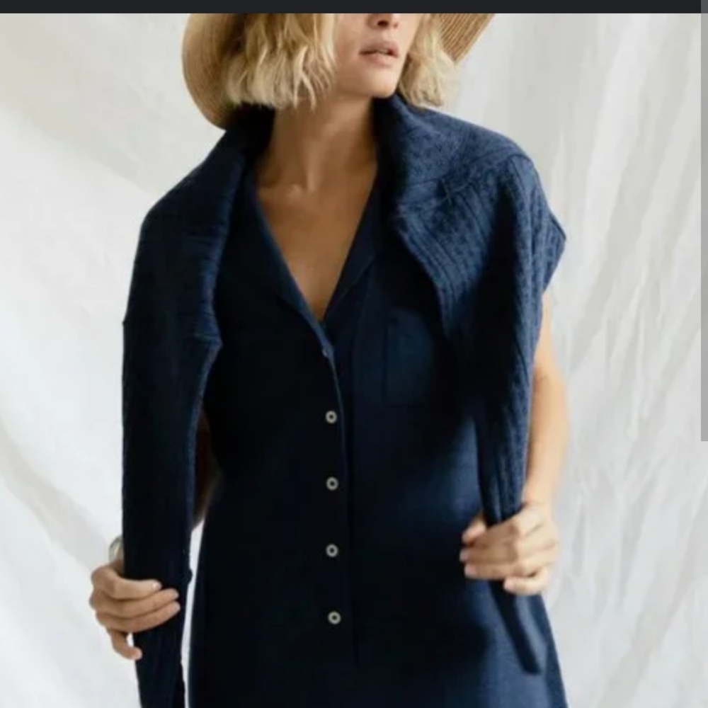 James Street Co Navy Maxi Dress